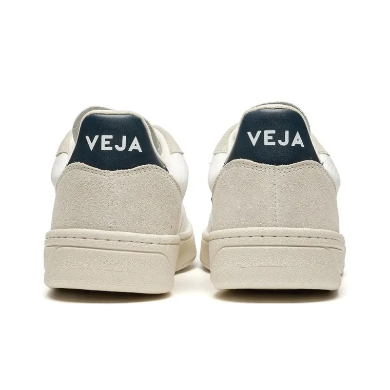 VEJA V 10 Panelled Low Top 'White Beige Black'-3