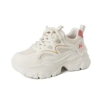 HUANAI Wear-Resistant Low-Top Chunky Sneakers Women's