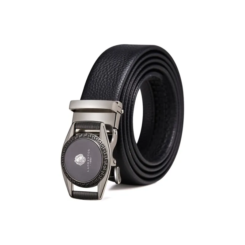 Old man's head Leather Belts Men-0