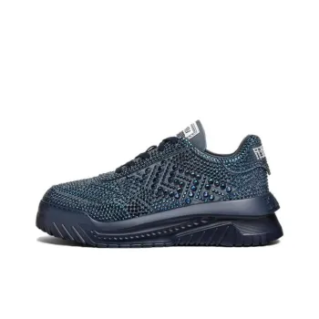 VERSACE CRYSTAL ODISSEA Low Top Casual Shoes Men's Blue