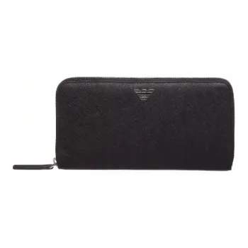 EMPORIO ARMANI Polyester Wallet Men's Black