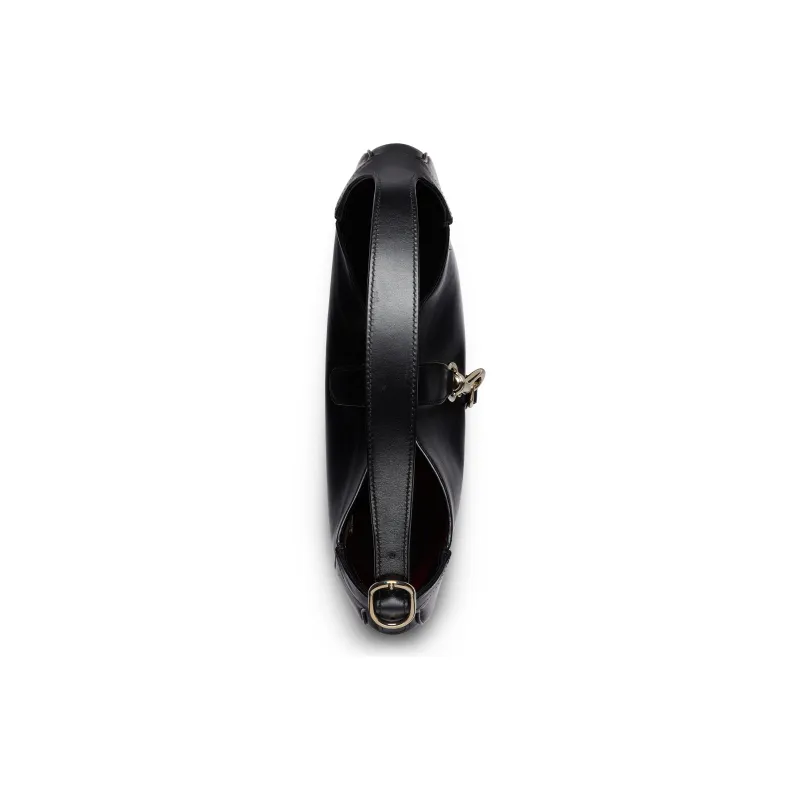 GUCCI Jackie 1961 Leather Handbag, Shoulder Bag Women's Black-6