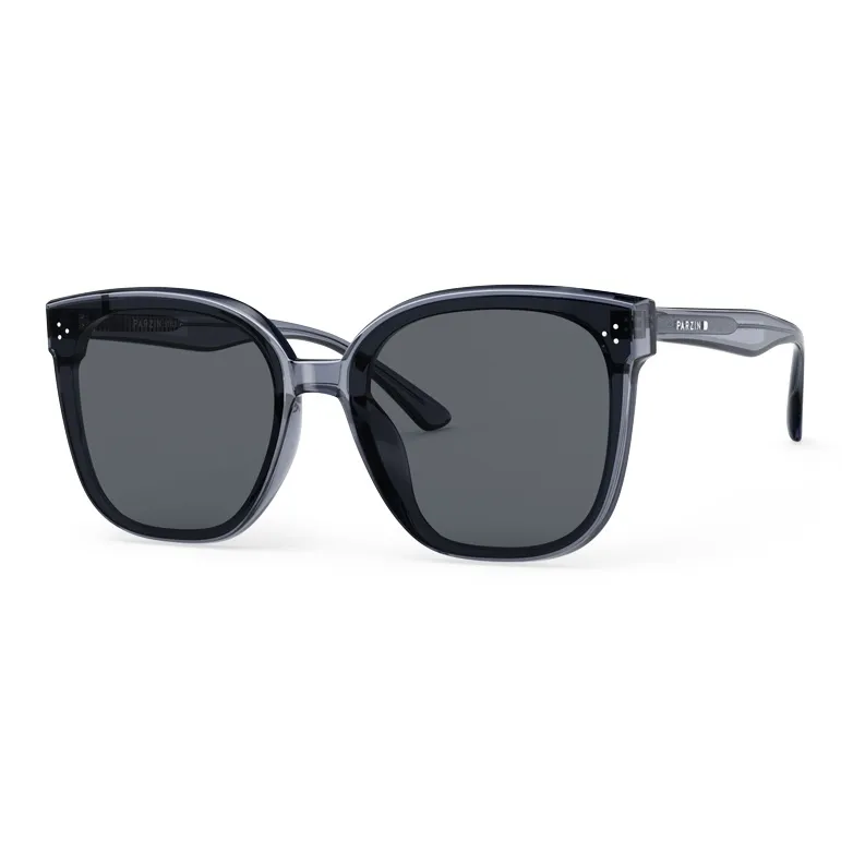 PARZIN Plate Frame EMS Square Sunglasses Unisex-2