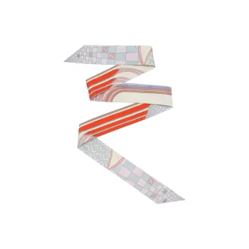 FENDI Silk Scarves Unisex Orange