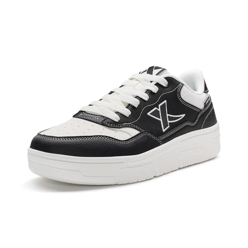 XTEP Air Force 1 2.0 Wear resistant And Lightweight Low Top Skateboard Shoes Men's Black White-2