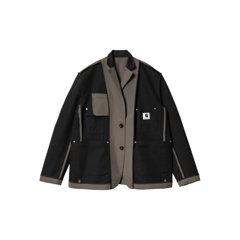 Sacai X Carharrtt Wip Suiting Bonding Jacket-2