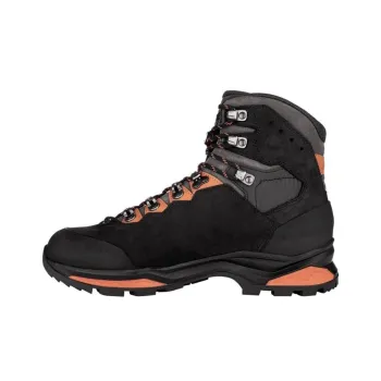 Lowa Camino Evo Gt Cushioning Wear-Resistant High-Top Hiking Shoes Men's Black Orange