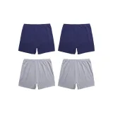 2 Navy Blue+2 Heather Gray