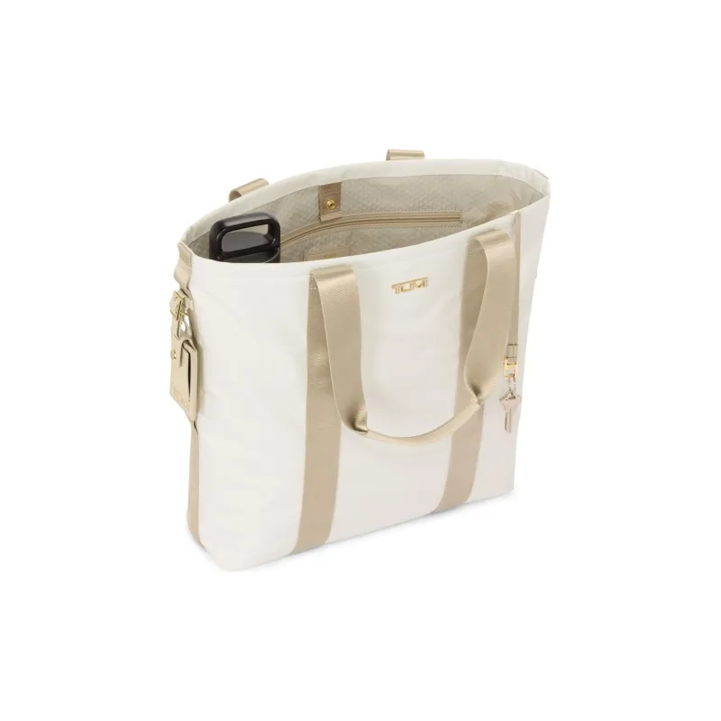 TUMI Elastic Nylon Tote Bag Shopping Bag Handbag Women's White-2