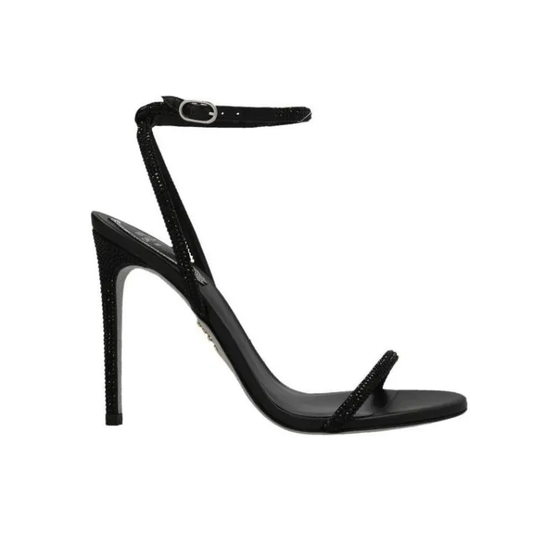 René Caovilla Rhinestone-embellishment Heeled Sandals-1