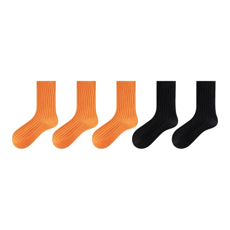 MIIOW Mid Calf Socks Men's 5 Pack-0
