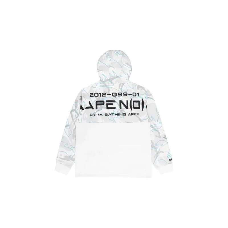 Aape Abstract print Panelled Hoodie-3