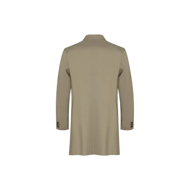 ANDREW MACKENZIE Trench Coat Men's Gray-1