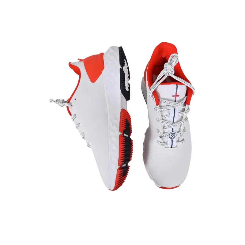 GFORE Low Top Casual Shoes Women's White Red-2