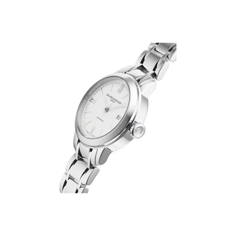Baume & Mercier Classima Collection Automatic Mechanical Movement Women's Watch Watch 27mm Silver Dial-4