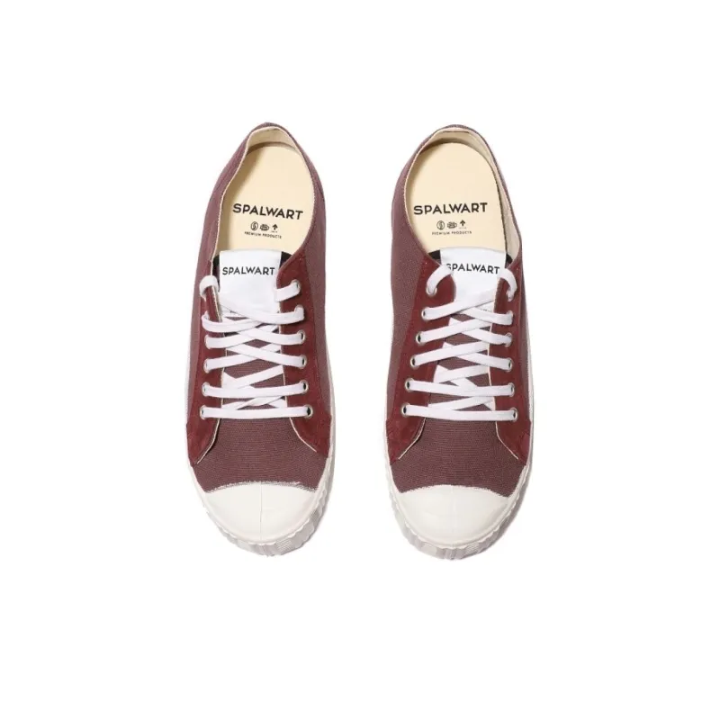 SPALWART Low Top Skateboard Shoes Unisex Red-3