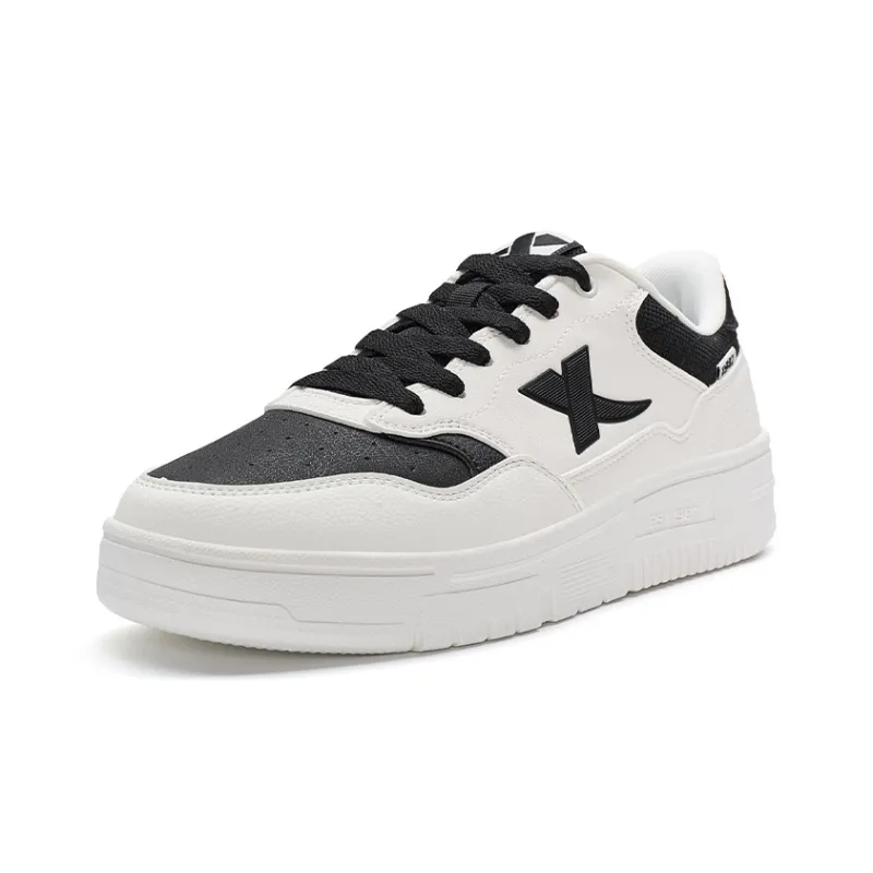XTEP Air Force 1 2.0 Wear resistant And Lightweight Low Top Skateboard Shoes Men's White Black-2