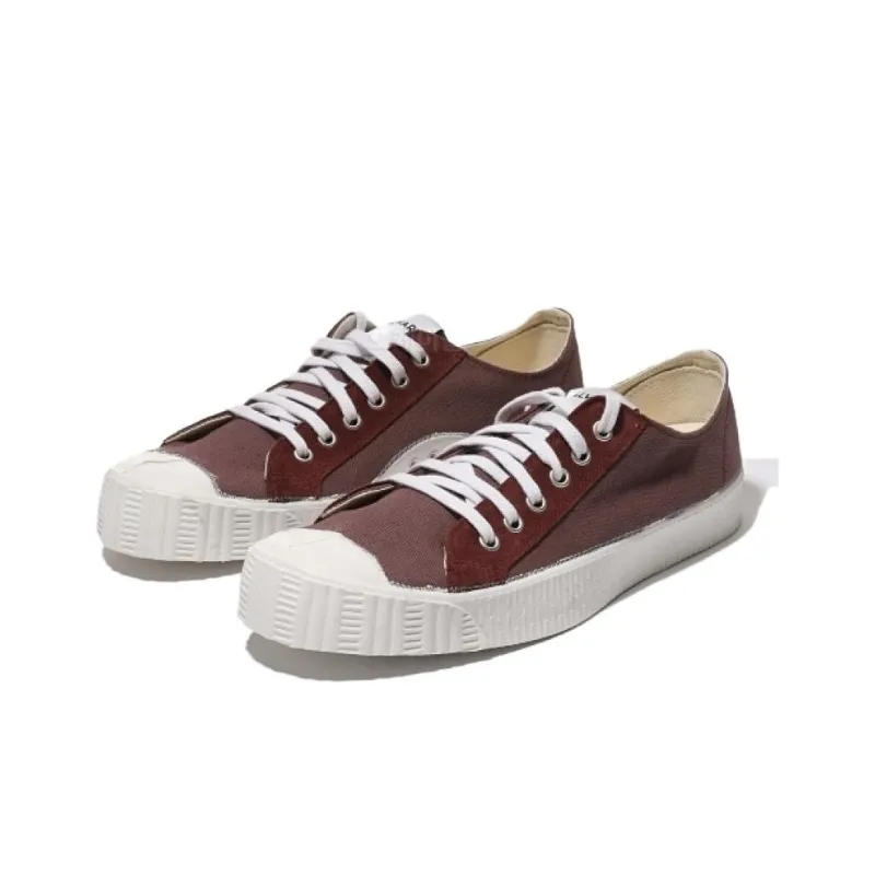 SPALWART Low Top Skateboard Shoes Unisex Red-1