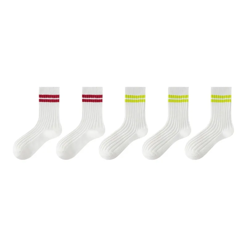 MIIOW Mid Calf Socks Men's 5 Pack-3