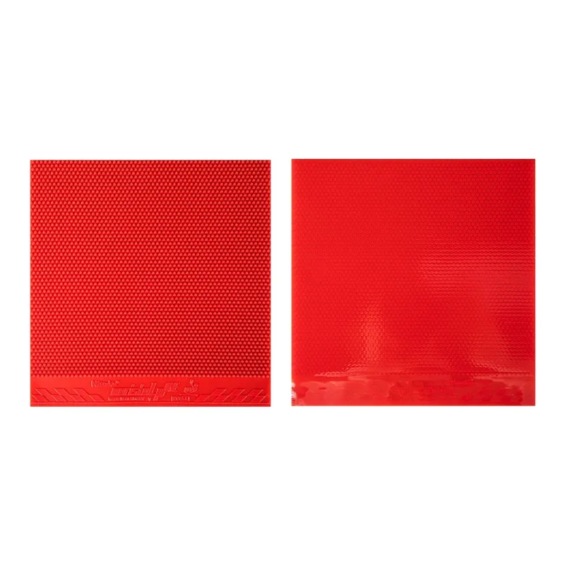 NITTAKU NR 8674 Table Tennis Rubbers Long Pips Rubber Fast Attack Combined With Loop Compatibility Basic, Adults Red-0