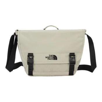 THE NORTH FACE Polyester Messenger Bag Crossbody Bag Shoulder Bag Medium Size Unisex Light Beige