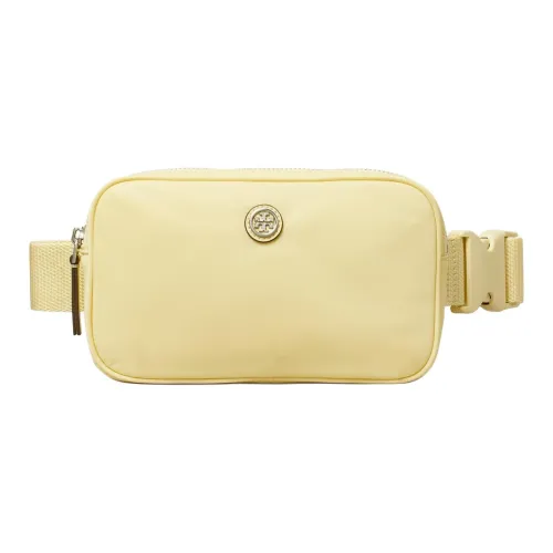 TORY BURCH Recycled Nylon With Artificial Leather Trim Crossbody Fanny Pack Women's Lemon Candy Color