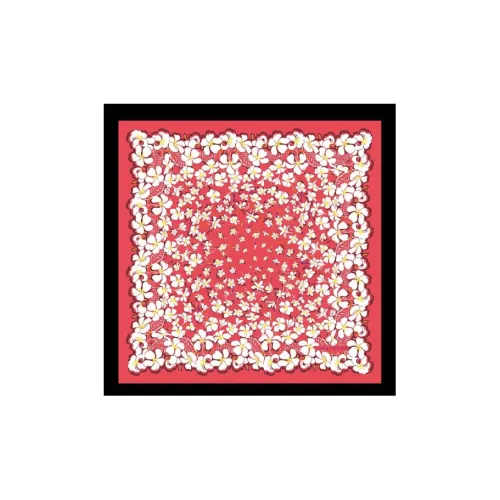 LONGCHAMP Silk Scarves Women's Red