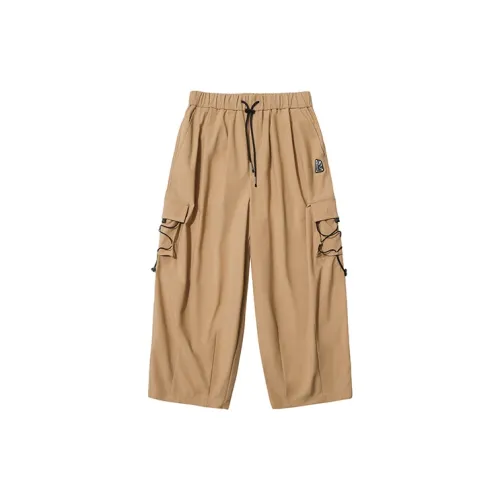 Magn Lens Casual Pants Men Brown