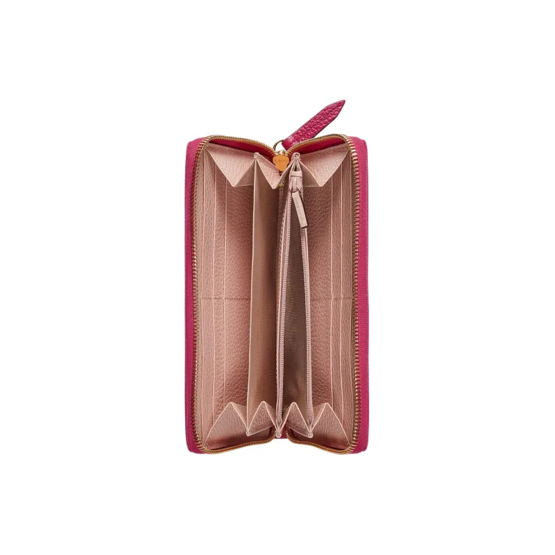GUCCI GG Marmont Leather Wallet Women's Fuchsia-3