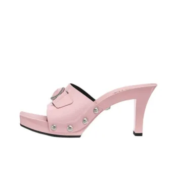 VERSACE Medusa Head Leather Mules