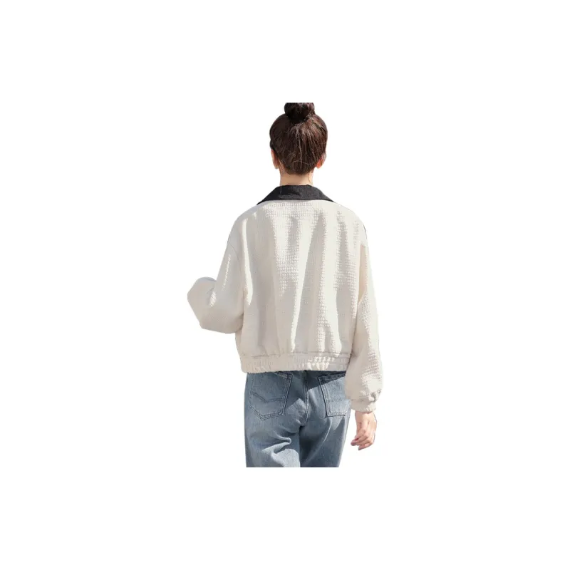 Cypress House Cropped Coat Women's Ecru-0