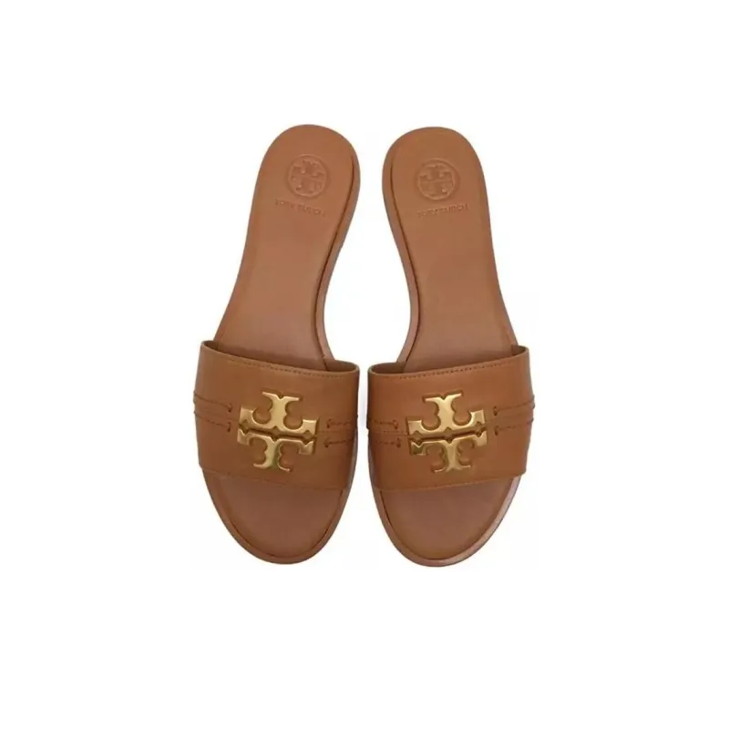 TORY BURCH Slide Slippers Women's Brown-2