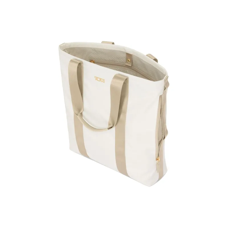 TUMI Elastic Nylon Tote Bag Shopping Bag Handbag Women's White-1