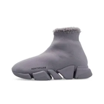 Balenciaga Speed 2.0 Sneakers 'Grey Recycled Knit' Women's