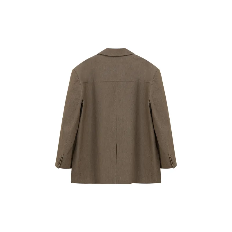 NO ONE ELSE Cropped Coats Women's Olive Green-1