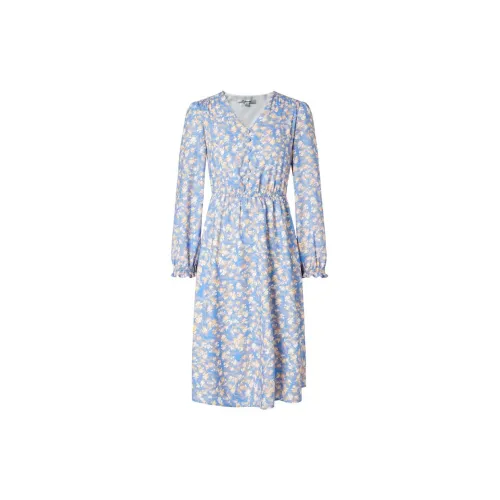 JZ. ANNAKRO Long-Sleeved Dresses Women's Blue
