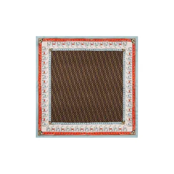 FENDI Silk Scarves Unisex Multicolor