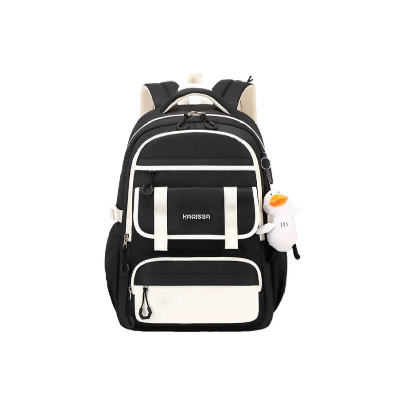 Carissa Oxford Backpack Regular Unisex Black/Purple/Pink/Blue/Green-0