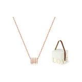 Small Round Pendant Necklace+LOVE Box