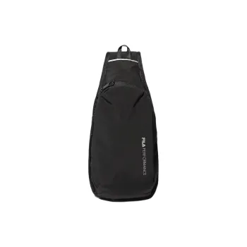 FILA Nylon Sling Bag, Crossbody Bag, Shoulder Bag Regular Unisex Black