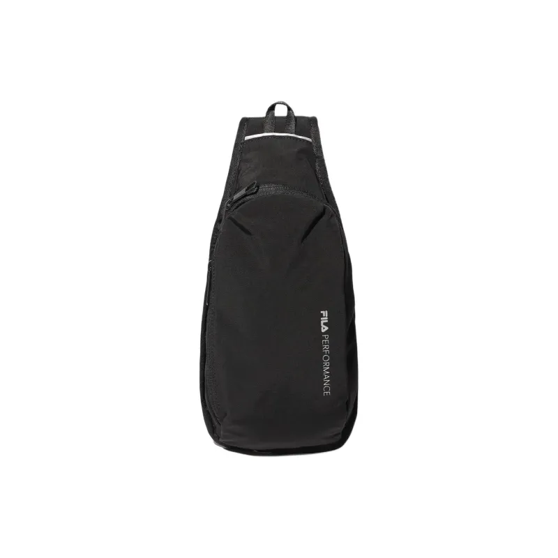 FILA Nylon Sling Bag, Crossbody Bag, Shoulder Bag Regular Unisex Black-0