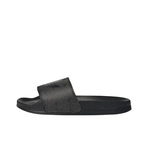 Adidas Women's Adilette Lite Slide 'Snakeskin - Black'