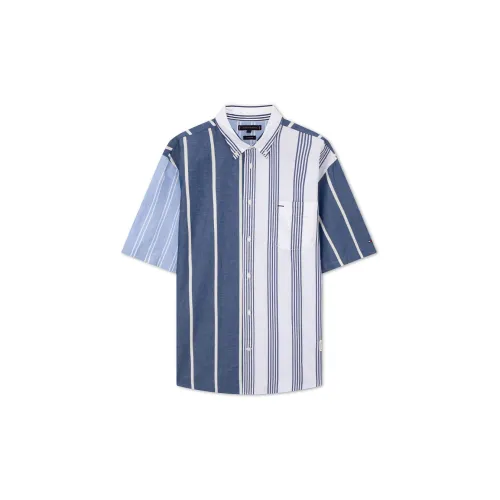 Tommy Hilfiger Shirts Men Blue/White Stripes 0A4