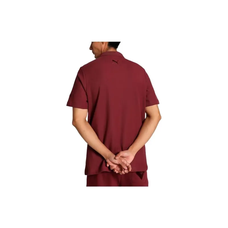 PUMA Polo Shirts Men Burgundy-1