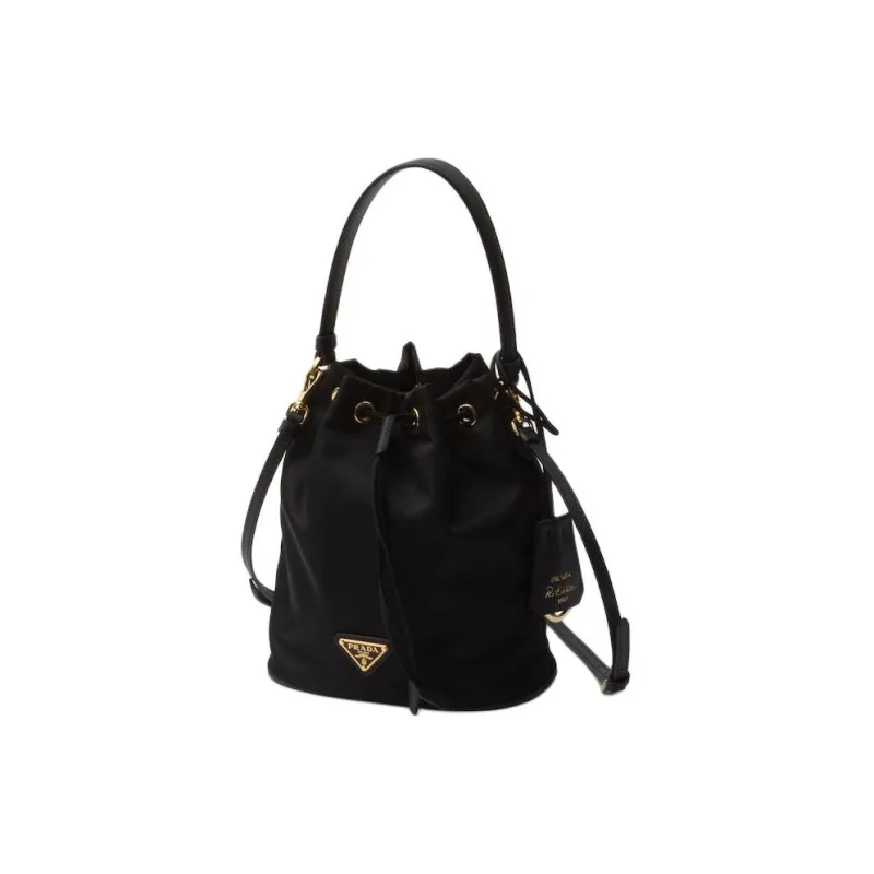 PRADA Re-EditionRe-Nylon Recyclable Nylon Bucket Bag Handbag Shoulder Bag Crossbody Bag Mini Women's Black-1