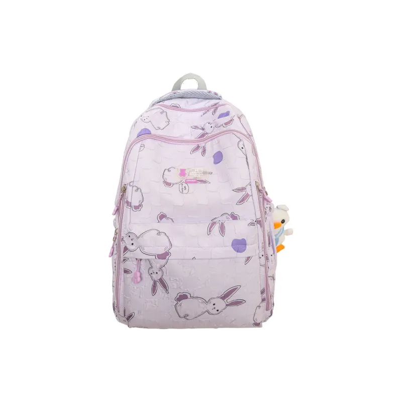 FAMAN Nylon Rabbit Backpack Regular Women's Black/Green/Blue/Pink/White/Purple-18