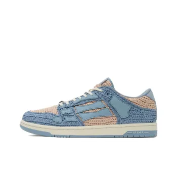 AMIRI Skel Woven raffia Sneakers