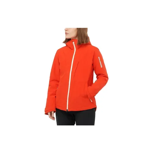 SALOMON Jackets Women's Orange Red