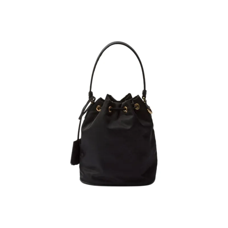 PRADA Re-EditionRe-Nylon Recyclable Nylon Bucket Bag Handbag Shoulder Bag Crossbody Bag Mini Women's Black-3