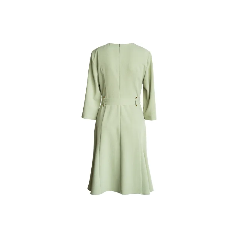 ROEYSHOUSE Long Sleeved Dresses Women's Light Green-1